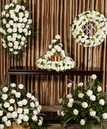 White Carnations  Memorial Series