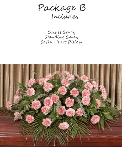 Pink Carnations Tribute Package B