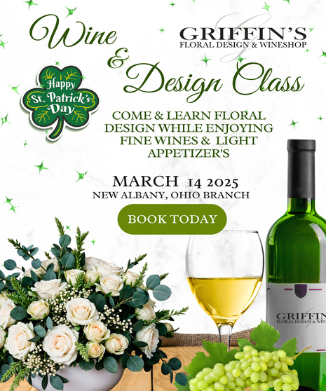 March 14th  Wine & Design Class